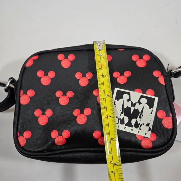Disney Dani Danielle Nicole Black Red Mickey Mouse Crossbody Bag - Picture 6 of 8